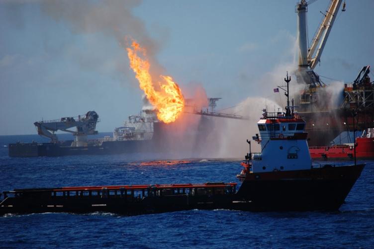 美国国家海洋和大气管理局图片深水地平线/BP石油泄漏, 这张来自NOAA的图片, 于4月20日在墨西哥湾爆发, 2010.
